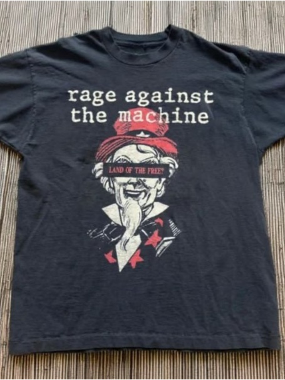 Rage Against The Machine Graphic Black Short-Sleeve Tee